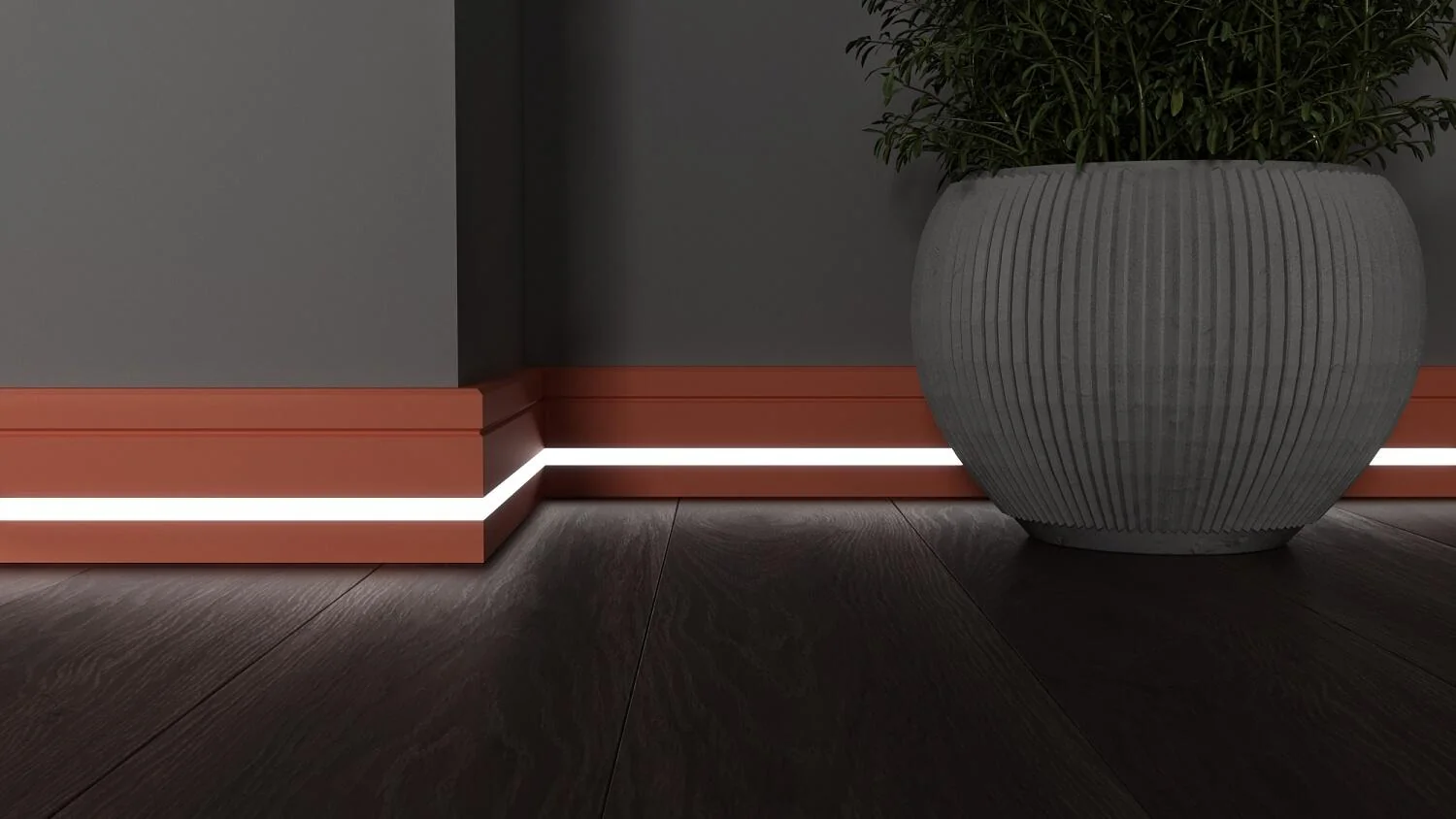 Плинтус с LED подсветкой Арканзас