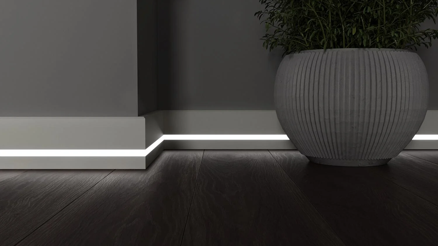 Плинтус с LED подсветкой Орегон