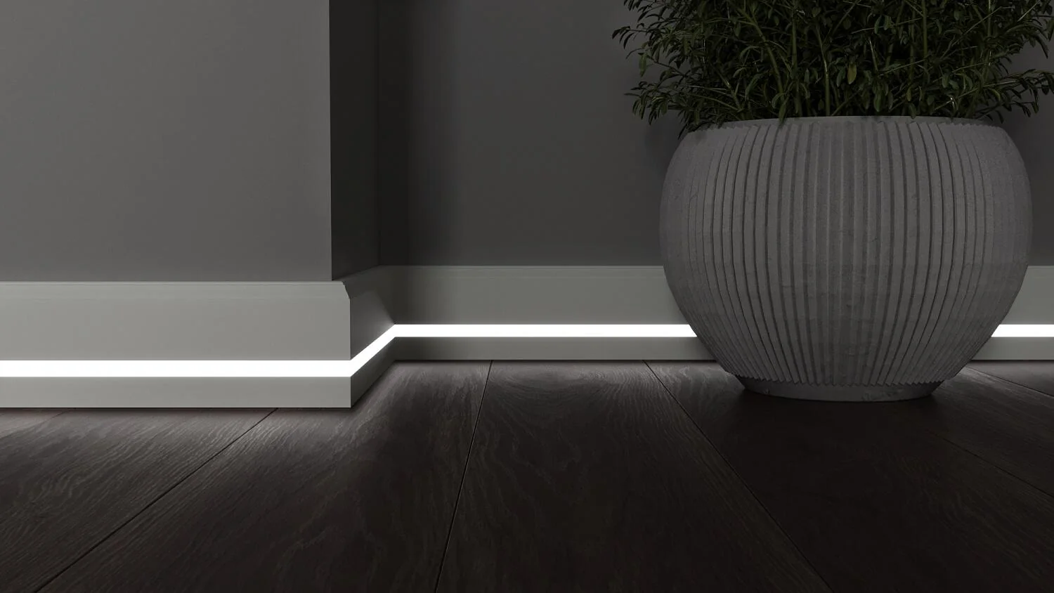 Плинтус с LED подсветкой Нью джерси