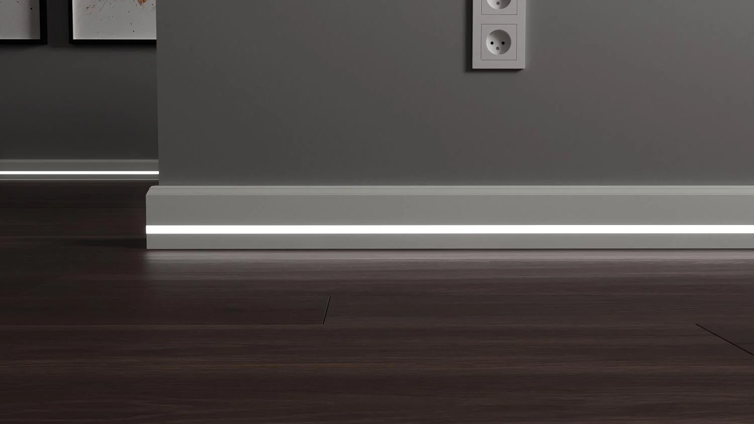 Плинтус с LED подсветкой Нью джерси